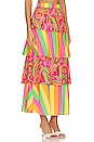 view 2 of 4 Full Swing Skirt in Neon Stripe