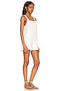 view 2 of 4 Catch Me Romper in White Beachcomb