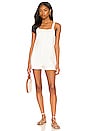 view 4 of 4 Catch Me Romper in White Beachcomb