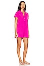view 2 of 3 Gio Romper in Hot Pink