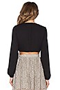 view 3 of 4 Nat-Tie-Lie Top in Black Crisp