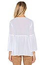 view 3 of 4 Poet Tie Top in White Chiffon