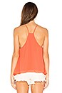 view 3 of 4 Carson Top in Papaya Chiffon