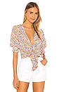 Show Me Your Mumu Kimmy Tie Top in Rainbow Fields | REVOLVE