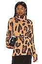 view 1 of 5 Fatima Turtleneck in Cheetah Fever