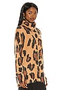 view 3 of 5 Fatima Turtleneck in Cheetah Fever