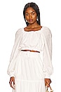 view 1 of 4 Suzanna Crop Top in Cream