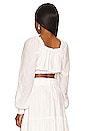 view 3 of 4 Suzanna Crop Top in Cream
