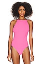 view 2 of 5 Portia Bodysuit in Hot Pink