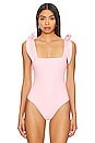 view 2 of 5 Gidget Bodysuit in Pink Stretch