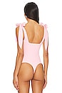 view 4 of 5 Gidget Bodysuit in Pink Stretch