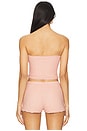 view 3 of 5 x REVOLVE Nicki Tube Top in Pink Ruffle Lace