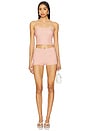 view 4 of 5 x REVOLVE Nicki Tube Top in Pink Ruffle Lace