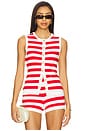 view 1 of 4 Devin Tank in Red Stripe