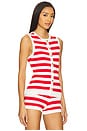 view 2 of 4 Devin Tank in Red Stripe