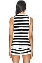 view 3 of 4 Kirby Top in Island Noir Stripe