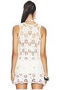 view 3 of 5 Heatwave Vest Top in Salt Air Crochet