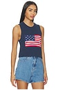 view 2 of 4 Milo Tank in Navy Flag Knit