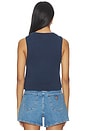 view 3 of 4 Milo Tank in Navy Flag Knit
