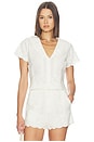 view 1 of 4 Lyla Top in White Eyelet Embroidery in White Eyelet Embroirdery