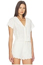 view 2 of 4 Lyla Top in White Eyelet Embroidery in White Eyelet Embroirdery