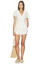 view 4 of 4 Lyla Top in White Eyelet Embroidery in White Eyelet Embroirdery