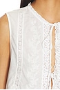 view 5 of 5 Camden Blouse in Cream Voile Trim
