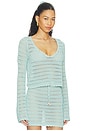 view 2 of 4 Offshore Top in Jelly Mint Crochet