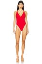 view 1 of 3 Cape May One Piece in Hot Tamale Red