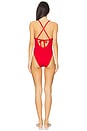 view 3 of 3 Cape May One Piece in Hot Tamale Red