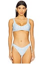 view 2 of 5 Sanibel Top in Reversible Bouquet Gingham
