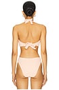 view 3 of 4 Malta Bikini Top in Peach Sherbet