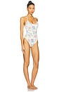 view 2 of 3 Positano One Piece Swimsuit in Amalfi Coast Rib