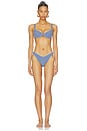 view 4 of 5 HAUT DE MAILLOT DE BAIN MONTAUK in Blueberry Gingham