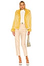 view 5 of 5 Coronis Faux Fur Jacket in Pale Banana