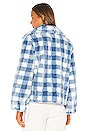 view 3 of 4 Cullen Faux Fur Jacket in Blue Multi