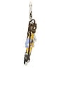 view 3 of 5 Rubber Band Girl Bag Charm in Yellow
