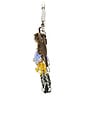 view 4 of 5 Rubber Band Girl Bag Charm in Yellow