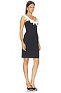 view 2 of 3 VESTIDO BOW DETAIL U-NECK in Navy Blue