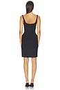 view 3 of 3 VESTIDO BOW DETAIL U-NECK in Navy Blue