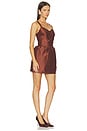 view 2 of 3 VESTIDO WIDE STRAP BOW BACK in Brown