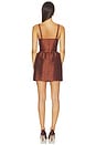 view 3 of 3 VESTIDO WIDE STRAP BOW BACK in Brown