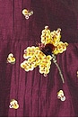 view 4 of 4 VESTIDO TUCK DETAIL BUSTIER SLIP in Wine Red
