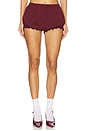 view 1 of 6 Baby Short in Wine Red