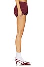 view 3 of 6 Baby Short in Wine Red