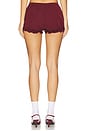view 4 of 6 Baby Short in Wine Red
