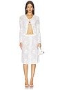 view 4 of 5 Threadwork Bow Cardigan in White