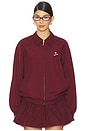 view 1 of 6 Tuck Detail Sport Jacket in Wine Red