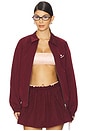 view 2 of 6 Tuck Detail Sport Jacket in Wine Red