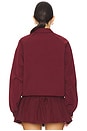 view 4 of 6 Tuck Detail Sport Jacket in Wine Red